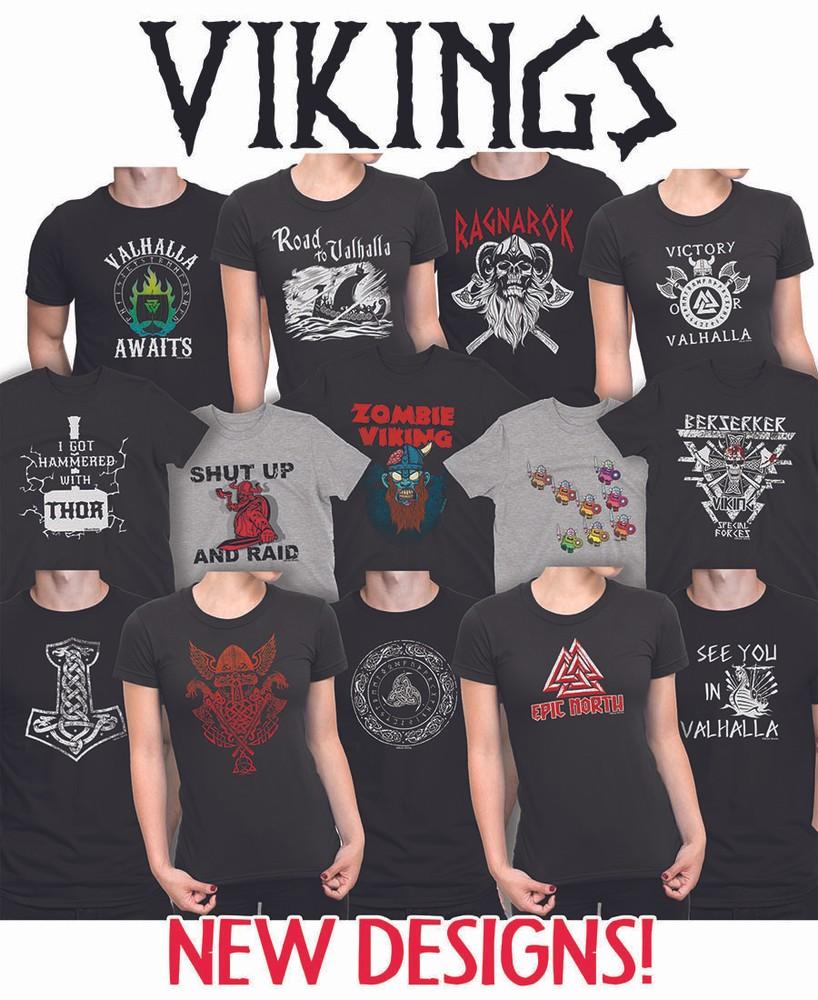 

Унисекс Викинг Мульти Футболка Скандинавские Мореплаватели Вальхалла Викинги Лодка Нордический M