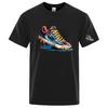 Colorful Rendering Of Canvas Shoe Pattern Hot Sale Unisexs Summer Casual Breathable Comfortable Polo Shirt Unisexs T Shirt