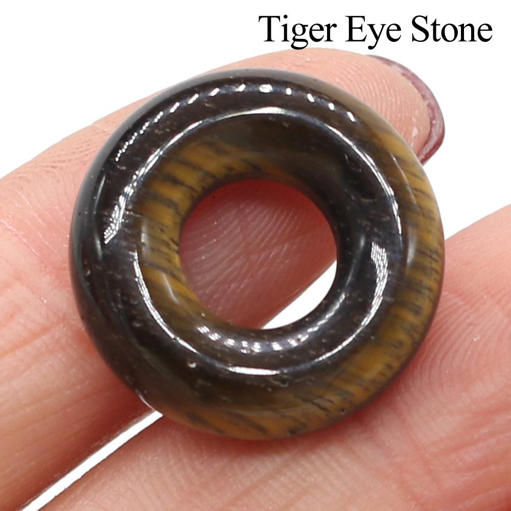 1ks korálky z přírodního kamene s velkým otvorem, reiki léčivý krystal křemen volné korálky pro výrobu šperků DIY náhrdelník klíčenka dekorativní doplňky 6×20 mm