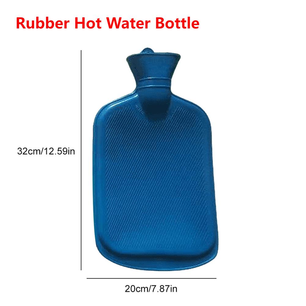 2L Hot Water Bottle Soft Cover Large Capacity Hot Water Bag for Female Warm Belly Hands Inject Water Winter Hot Water Bag