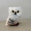 1 Pcs Simulation Mini Plush Owl Decoration Plush Doll Gift Home Decoration Doll Artificial Owl Ornament Realistic Owl Doll