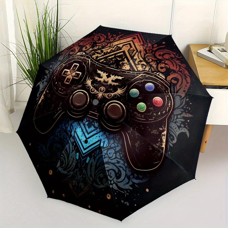 Vibrant Gaming Controller Art Mousepad - Perfect for Gamers!Umbrella, Portable 3-Fold Umbrella for Men & Women,Christmas Gift ES170