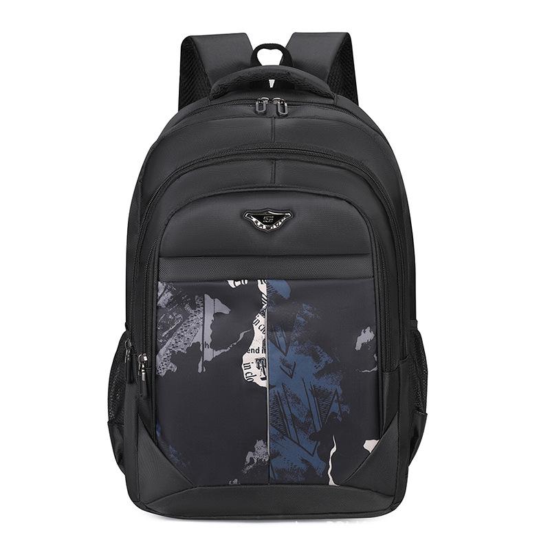 Men's Backpack Backpack Korean Version Large Capacity Junior High School Student Outdoor Schoolbag Leisure Travel Bag