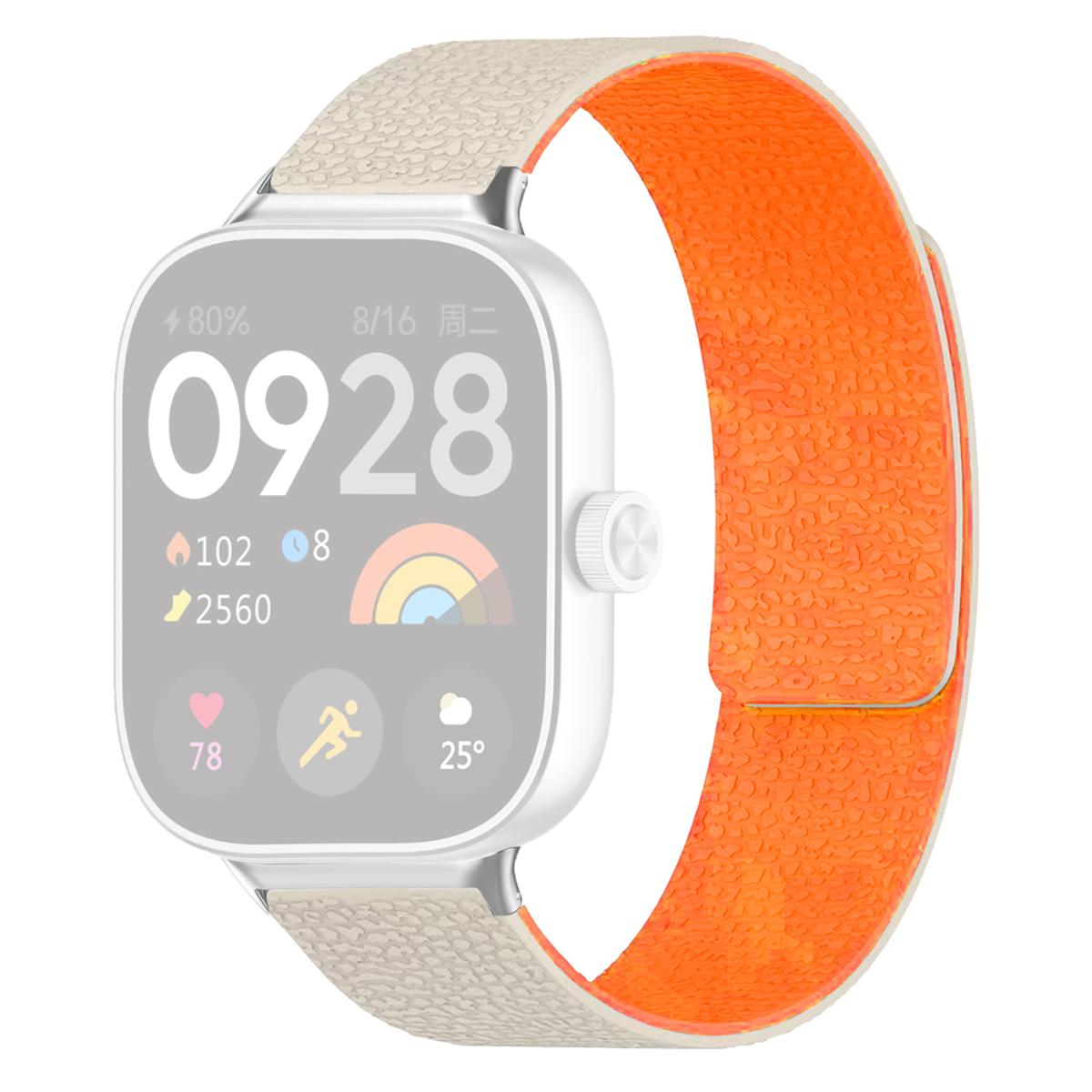 

Силіконовий ремінець для Xiaomi Redmi Watch 5/Watch 4/Smart Band 9 Pro/8 Pro Магнітний ремінець з текстурою лічі O