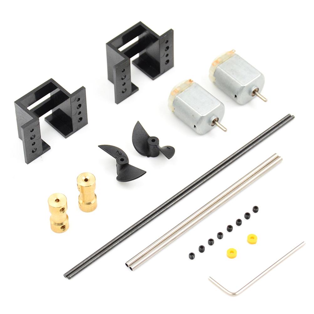 Lot de 2 moteurs doubles pour bateau télécommandé 130 V