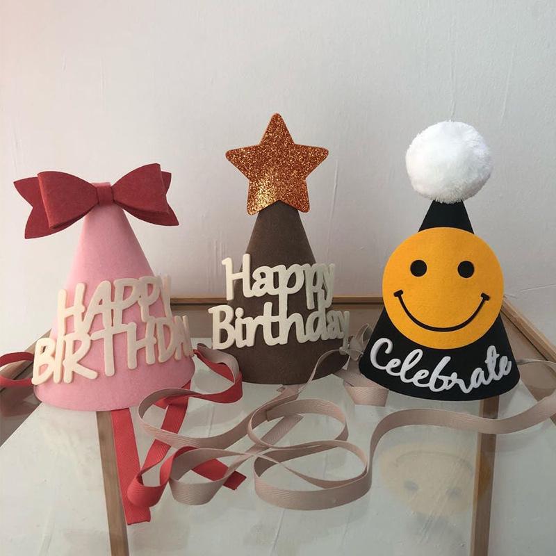 Trendy Kids' Photo Frame & Party Props Set: Birthday Decor, Picnic Hat & Glasses
