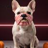 Dog Masque for Halloween Funny Masque, PU Foam Scary Pet Face Costume, Realistic Mouth Cute Dress Up with Elastic Band Up, Holiday Party, Photo Props
