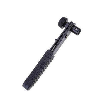1 Stück Mini Schwarz 1/4 Zoll 90° rechtwinkliger Stahl Ratschenschlüssel, Mini Schraubendreher Steckschlüssel Handwerkzeug