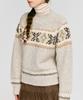 DEPOUND Snowflake Jacquard Knit Pullover [Oatmeal]