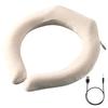 QUADS Rechargeable Heated Neck Ring, Pocca, Up To 5 Hours of Warmth, Neck Heater, Hot Warm Neck Ring, Electric Neck Warmer for Neck (Ivory)