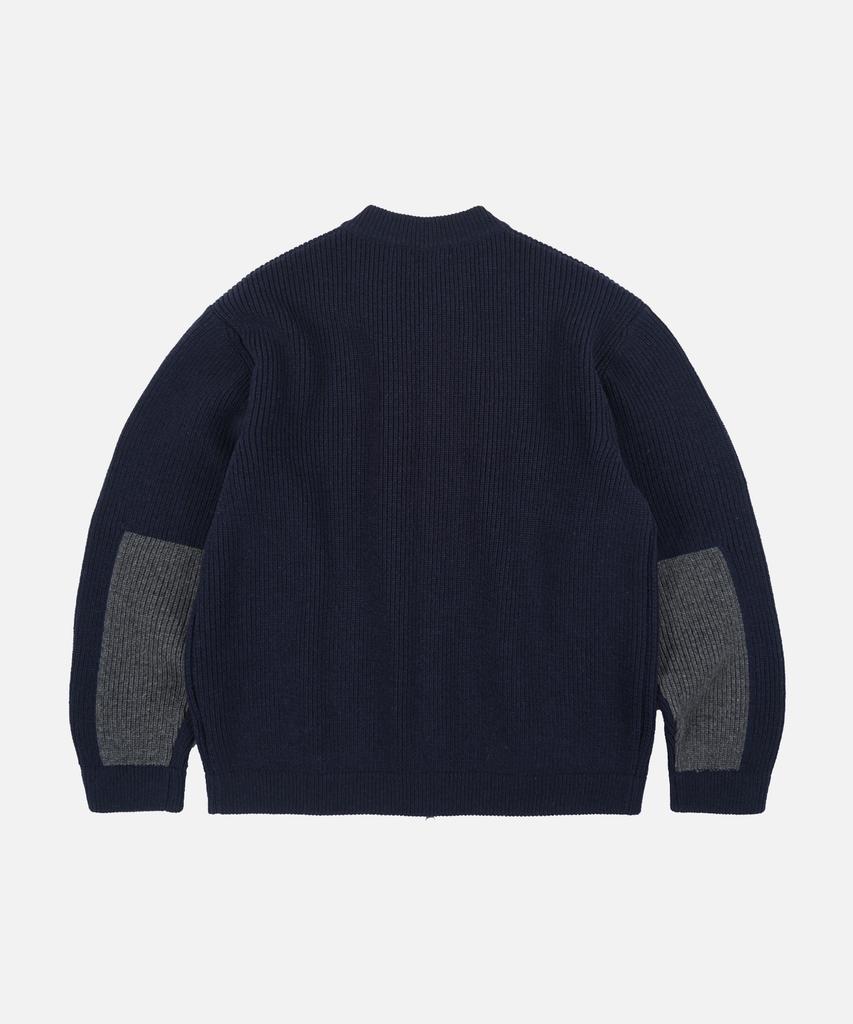 Frizmworks Ultra Heavyweight Zip Up Cardigan _ Navy