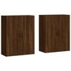 VidaXL Wall Cabinets 2 Pcs Brown Oak 69.5x34x90 Cm 3195642