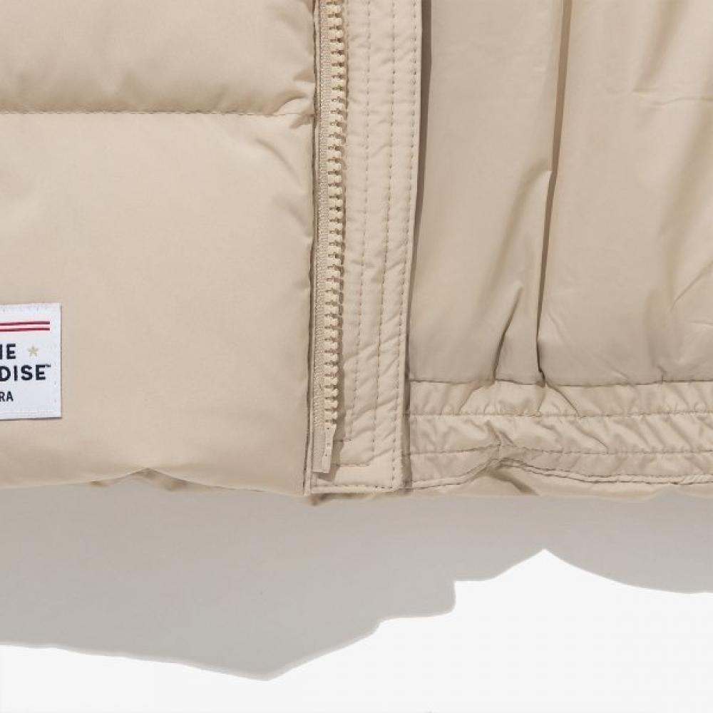 New Era Kids Mlb New York Yankees Duck Down Puffer Jacket Light Beige