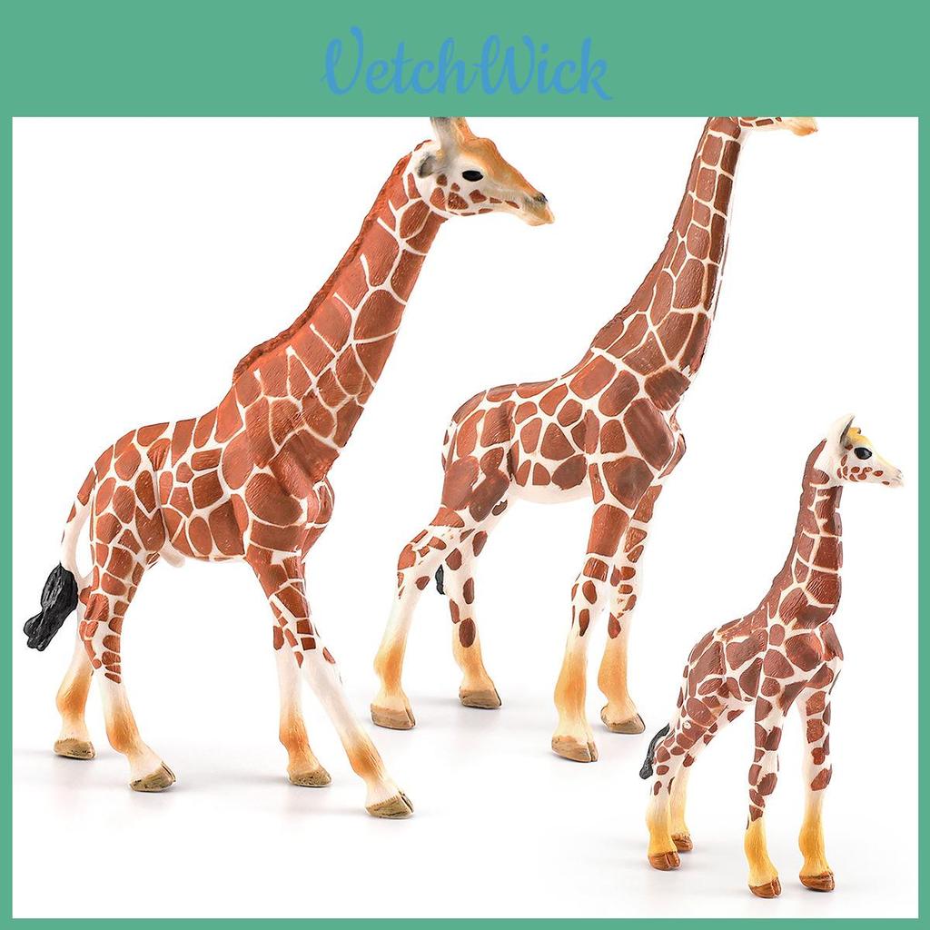 Wildlife Forest Animal Giraffe Model Pvc Educational Figure For Kids And Collectors