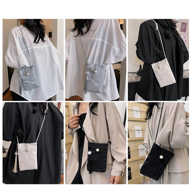 Colorful Butterfly Phone Pouch Girl's Crossbody Bag Adjustable Shoulder Bag Small Coin Purse Handbags Crossbody Bags for Women