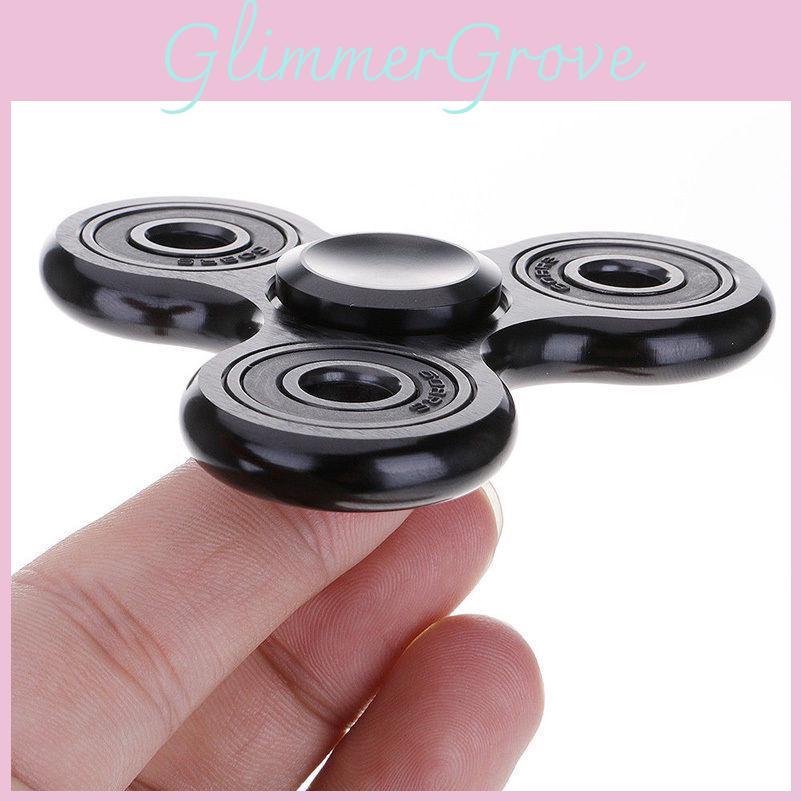 Premium Aluminum Alloy Tri-spinner Silent Bearing Metal Fidget Toy Stress Relief