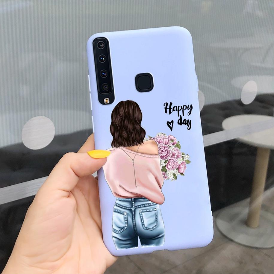 Für Samsung Galaxy A9 2018 A9s Hülle Mode Leopard Blume Handyhülle Für Samsung A9 2018 SM-A920F/DS Weiches Silikon Funda Coque