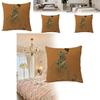 Animal Cartoon Zebra Linen Pillow Cover For Sofa Couch Decor 45x45cm