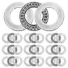 10 Sets AXK2035 Thrust Roller Bearings and Washers 20x35x4mm Chrome Steel Roller Bearings P5a (beC 5)