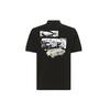 Ss22 Back Print Short Sleeve Polo Shirt Men Polo Shirts Black 3L1F8P-1JX5Z-F017
