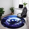 1pc Moon Ghost Office Round Area Rug, Under Office Chairs Bedroom Living Room Home Decor, Room Deco, Available In Various Sizes