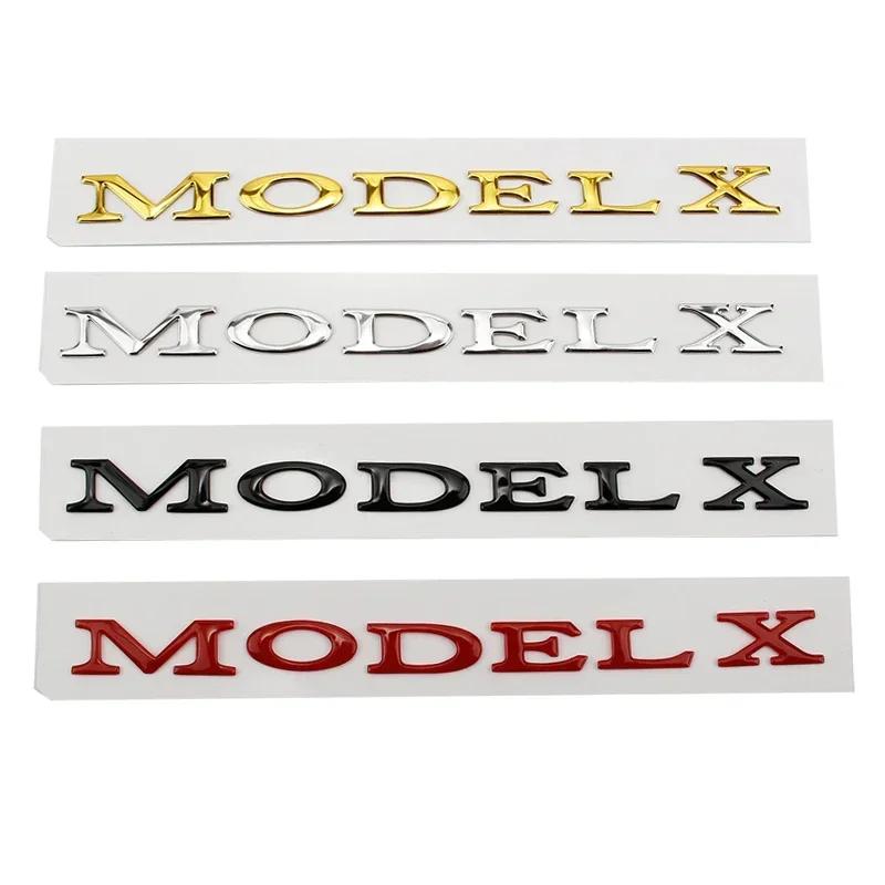 Metal ABS Car Styling Trunk Rear Tail Body Side Badge Sticker for Tesla Model 3 S X Y DUAL MOTOR Emblem Exterior Accessories