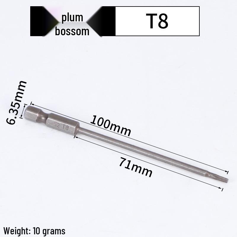 Magnetic Plum Blossom Screwdriver Replacement Bits T15 T20 T25 T30