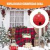 60cm Giant Inflatable Christmas Balls PVC Giant Big Large Balls Xmas Tree Decorations Toy Outdoor Xmas Holiday Yard Lawn Balls