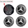 ABS 4pcs 75mm New Black Raised Car Styling Wheel Center Cap For Mercedes Benz A1674015900 UE1
