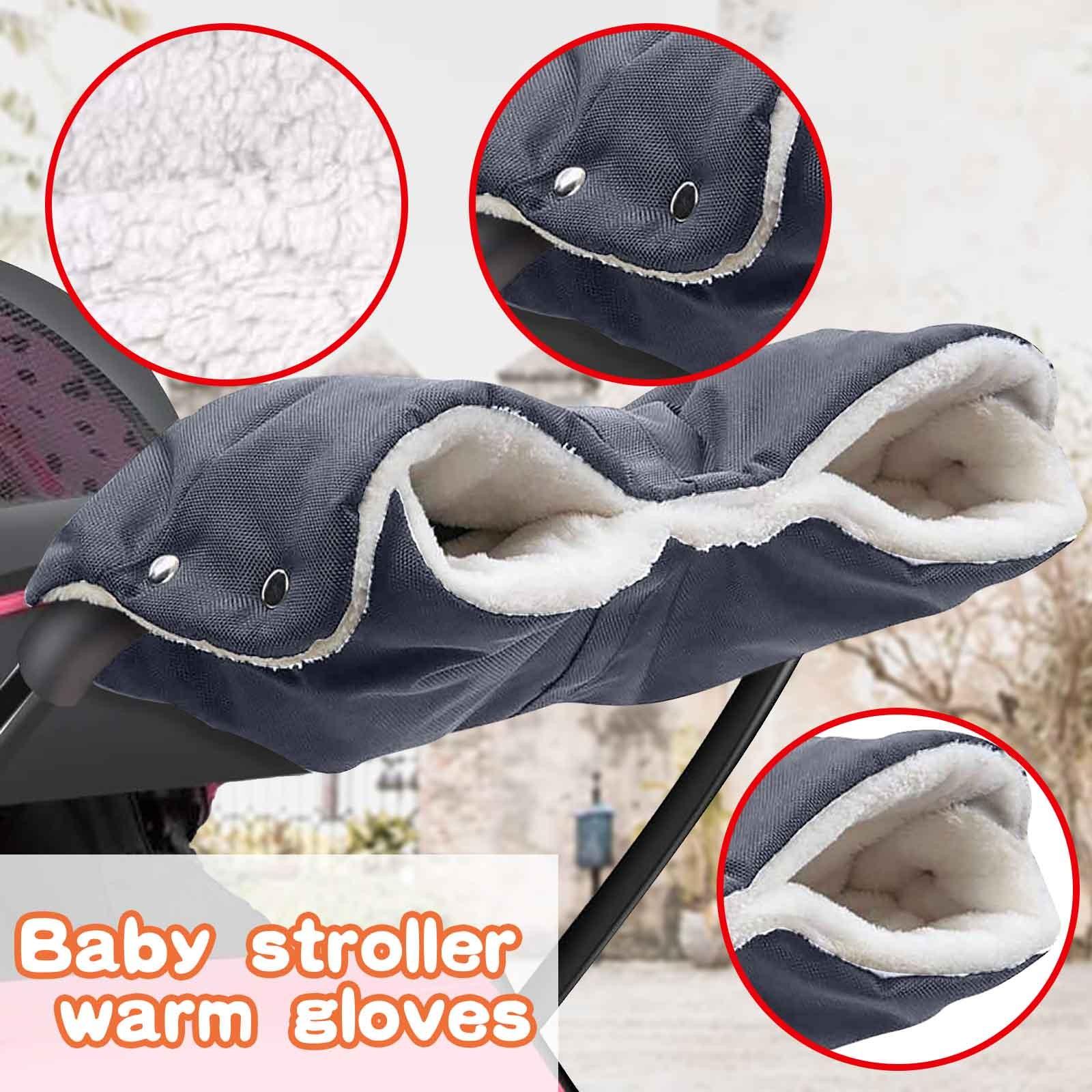 

Флисовые грелки для рук водонепроницаемые, ветрозащитные и незамерзающие детские перчатки на тележке серый