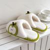 Fashion Couple Cotton Slippers Autumn Winter Women's Indoor Warm Non Slip Home Shoes Lightweight Comfortable Soft Sole Men's Plush Shoes