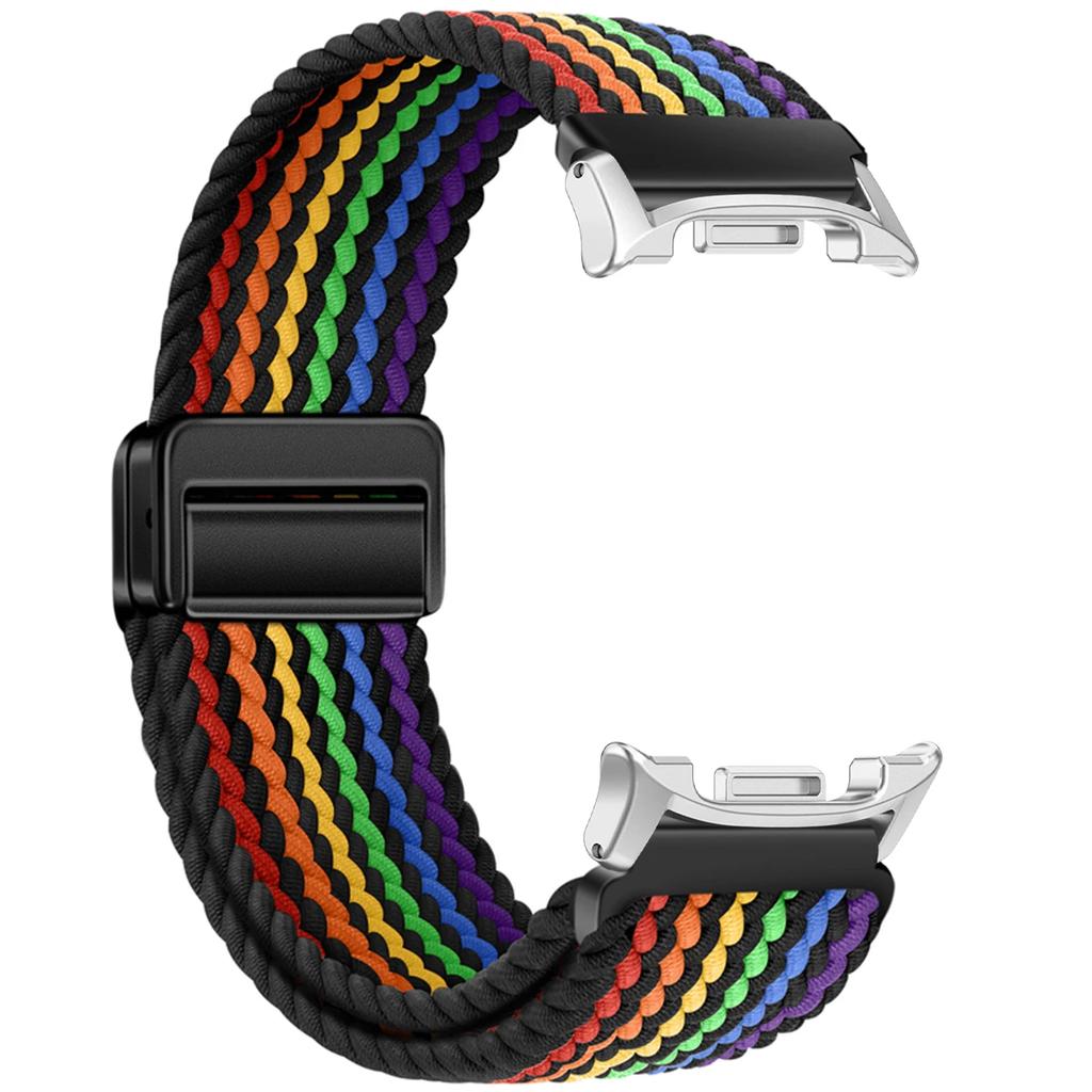 1 st Magnetiskt armband för Samsung Galaxy Watch 8 Band 40/44mm Sport Flätat Loop för Galaxy Watch 8 Classic/Ultra 2025 Band