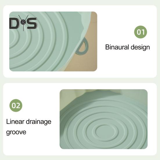 Easy To Clean Grill Plate 3D Drainage Slot Durable Multipurpose Roasting Tray