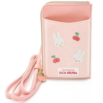 Marimo Craft Smartphone-Umhängetasche PK Check B110 x H180 x T15mm Tasche, Serie, Miffy, Ca.. (DBM-2438)