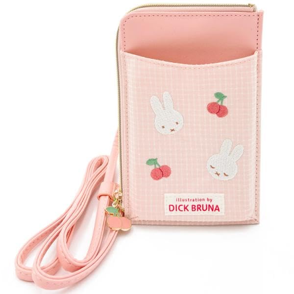 Marimo Craft Smartphone Shoulder PK Check W110 X H180 X D15mm Bag, Series, Miffy, Approx. (DBM-2438)