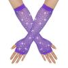 Sexy Fishnet Gloves Rhinestone Wedding Bridal Gloves Hot Sale Arm Sleeve  Unisex