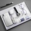 5 PCS Document Bag Set Portable A4 Size Stationery Storage Bag Assorted Color Plastic Waterproof File Envelopes Snap Closure ZYF