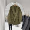 Wool coat women's double-sided woolen jacket commuting long-sleeved suit collar simple and loose autumn and winter commuting style