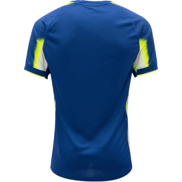 Nike Logo Round Neck Printed Short Sleeve Football Shirt Men shirts Blue FZ9030-418