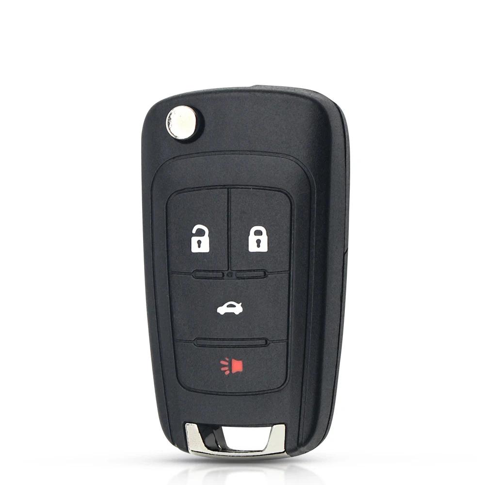 KEYYOU 2/3/4 Buttons Remote Car Flip Folding Key Shell Case For Opel Vauxhall Insignia Astra J Zafira C Mokka Replacement Cover