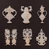 Europe Wood Appliques Onlays Decorative Wood Decals For Furniture Carving Decoration Wall Doors Cabinet Furniture Home Decor