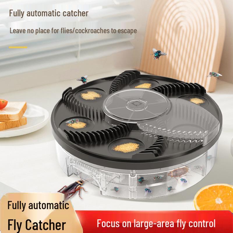 USB Rechargeable Automatic Fly & Cockroach Trap: Electric Pest Repellent & Bait Machine for Home & Commercial Use