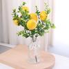 Handmade Artificial Lemon Branches DIY Fake Plants Simulation Lemon Fruit Home Decoration