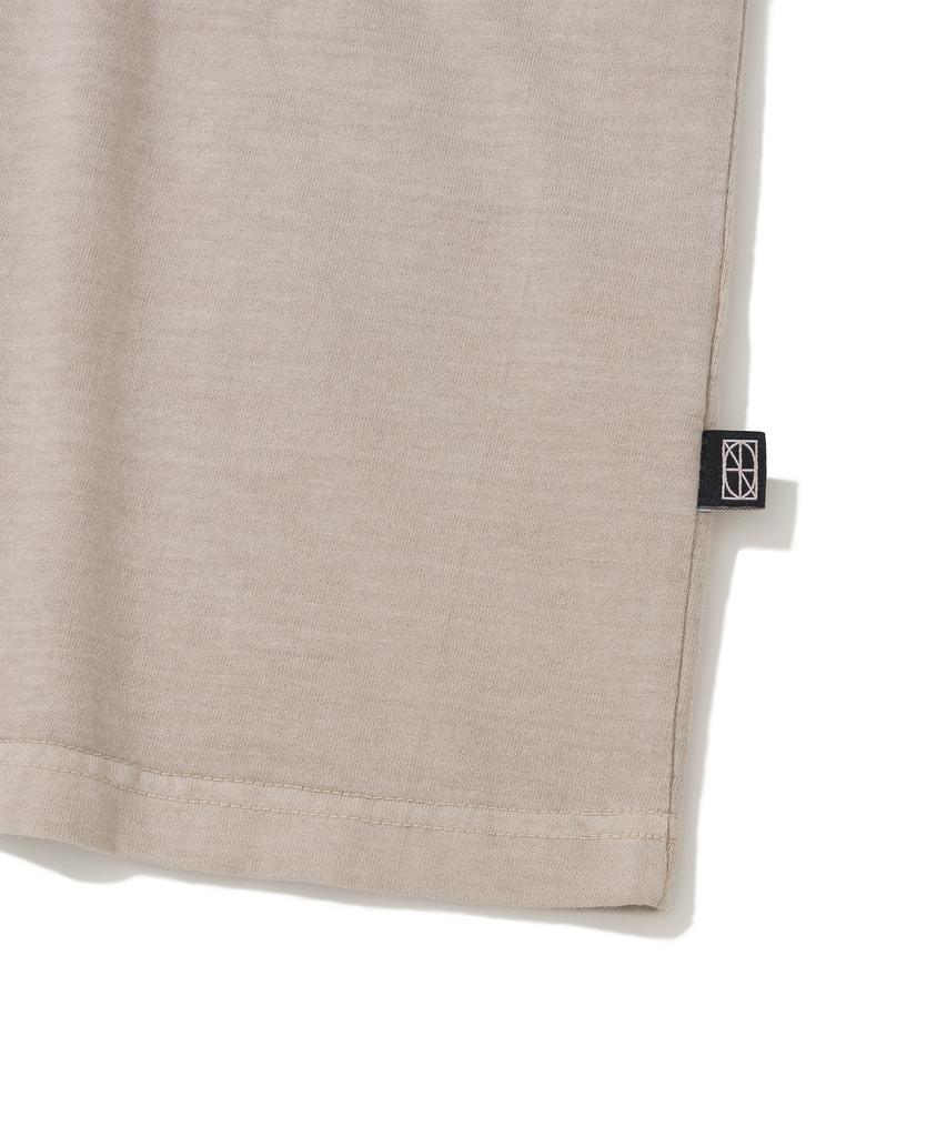 NOT4NERD Cathedral Afterimage Pigment Regular Fit T-Shirts - Beige