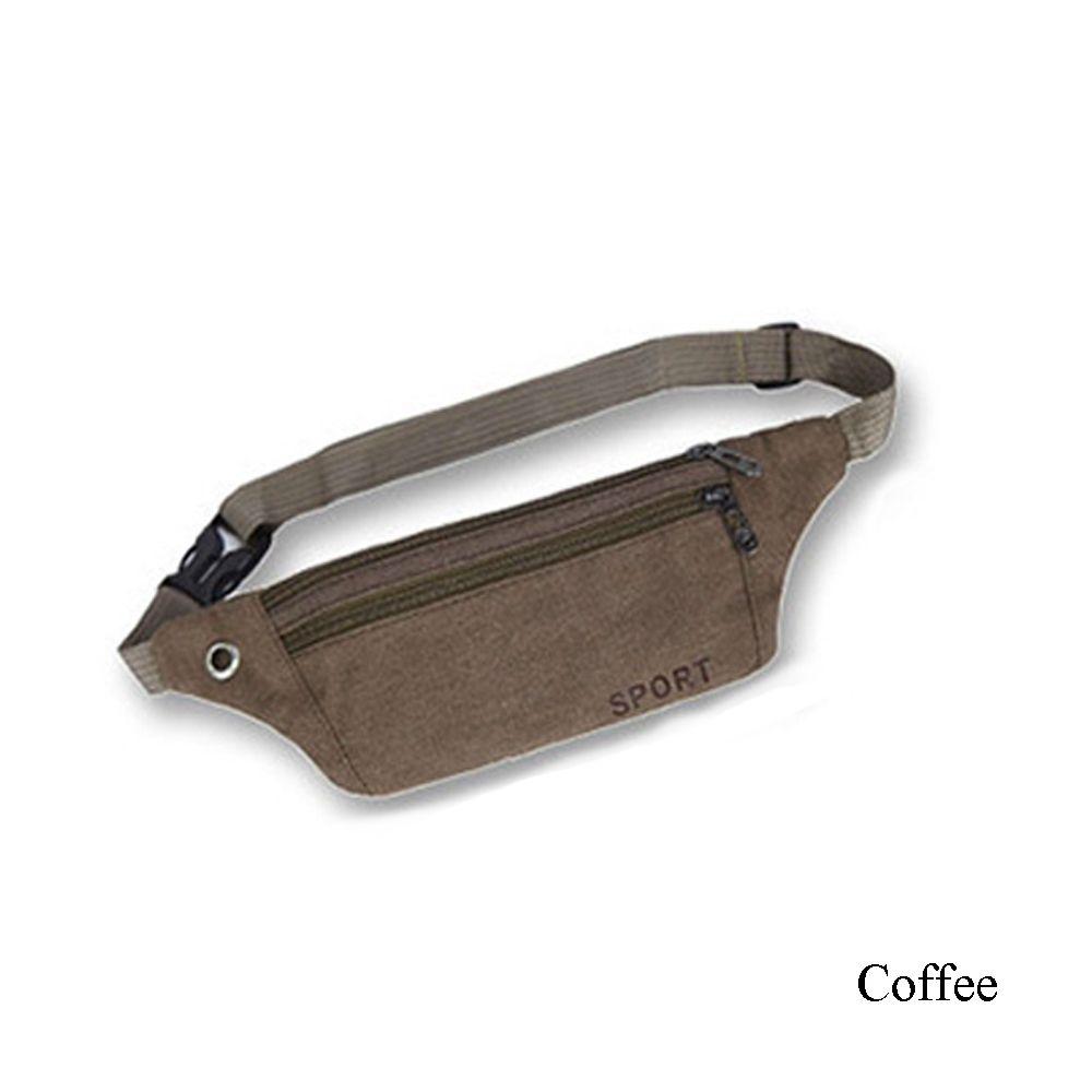 New Fashion Women/Men Waist Packs Multi-Pockets Fanny Pack Pouch Hip Purse Satchel Canvas Belt Bags Casual Wallet