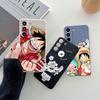 One Monkey Pieces Luffy Gear 5 Phone Case For Samsung Galaxy S26 S25 Ultra S24 S23 S22 Plus S21 S20 FE S26 A37 A57 Silicon Cover