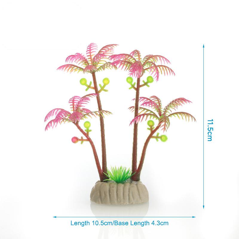 

Креативный пластиковый симулятор кокосовой пальмы, аквариум, ландшафтные украшения, аксессуары для домашнего декора, подарки