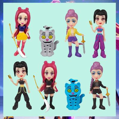 Anime Kpop Łowcy Demonów Figurki Zabawki Derpys Tiger Ranimeumi Mira Zoey Sussy Figurka Lalka Dla Fanów Prezent Świąteczny