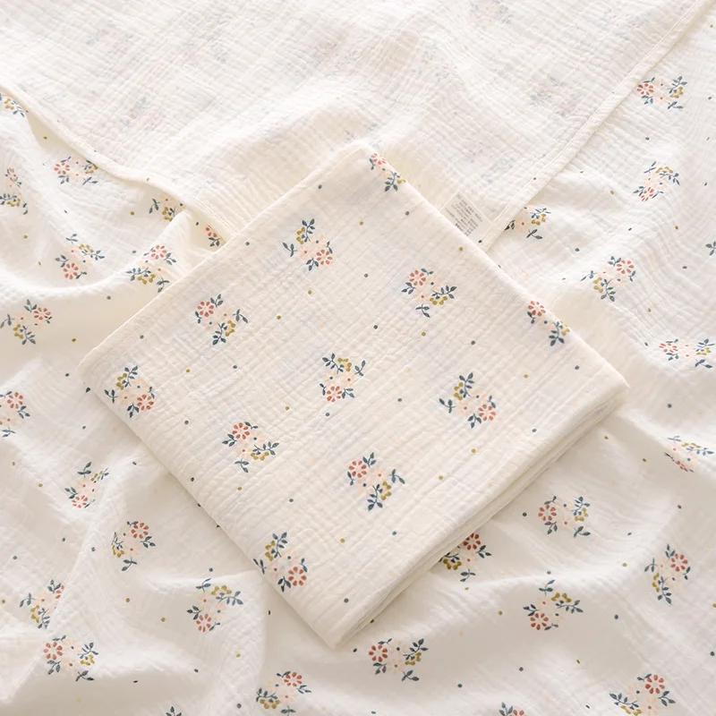 100X100cm Baby Receive Blanket for Newborn Cotton Muslin Swaddle Blanket Bedding Infant Bath Towel Baby Items Mother Kids
