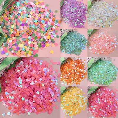 Handgefertigte Ausgehöhlte Niedliche PVC Pailletten Mode 1000 Stück Harz Pailletten Kleine Füße mit 3,3*3,2mm DIY Acryl Dekorative Pailletten